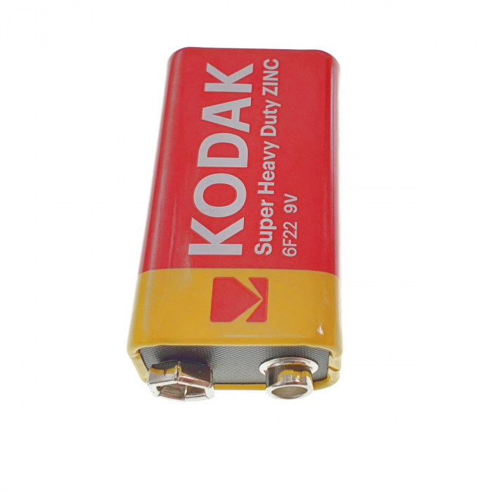Baterie 9V 6F22, Kodak, Super Heavy Duty Zinc, ambalata in folie [5]