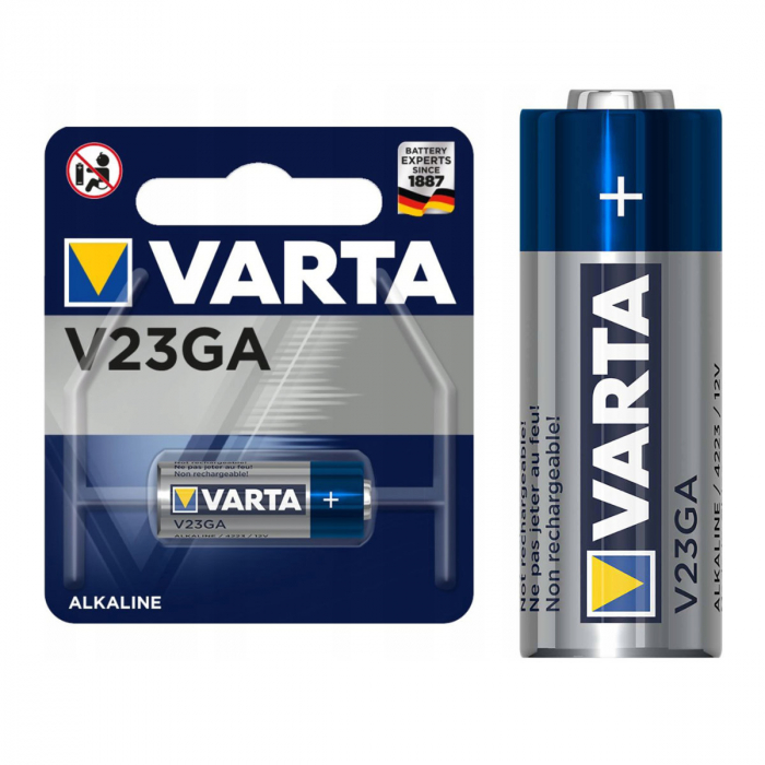 Baterie alcalina 23A, 12V, VARTA V23GA, in blister [3]