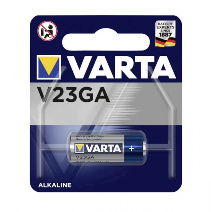 Baterie alcalina 23A, 12V, VARTA V23GA, in blister [2]