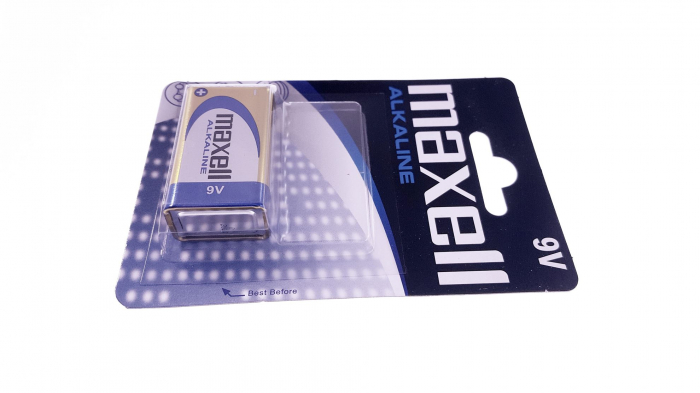 Baterie alcalina 9V blister Maxell [2]