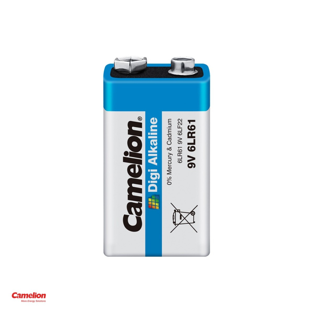 Baterie alcalina Camelion Digi 9V 6LR61, 9 V, 48.5 x 26.5 x 17.5 mm, in blister [4]