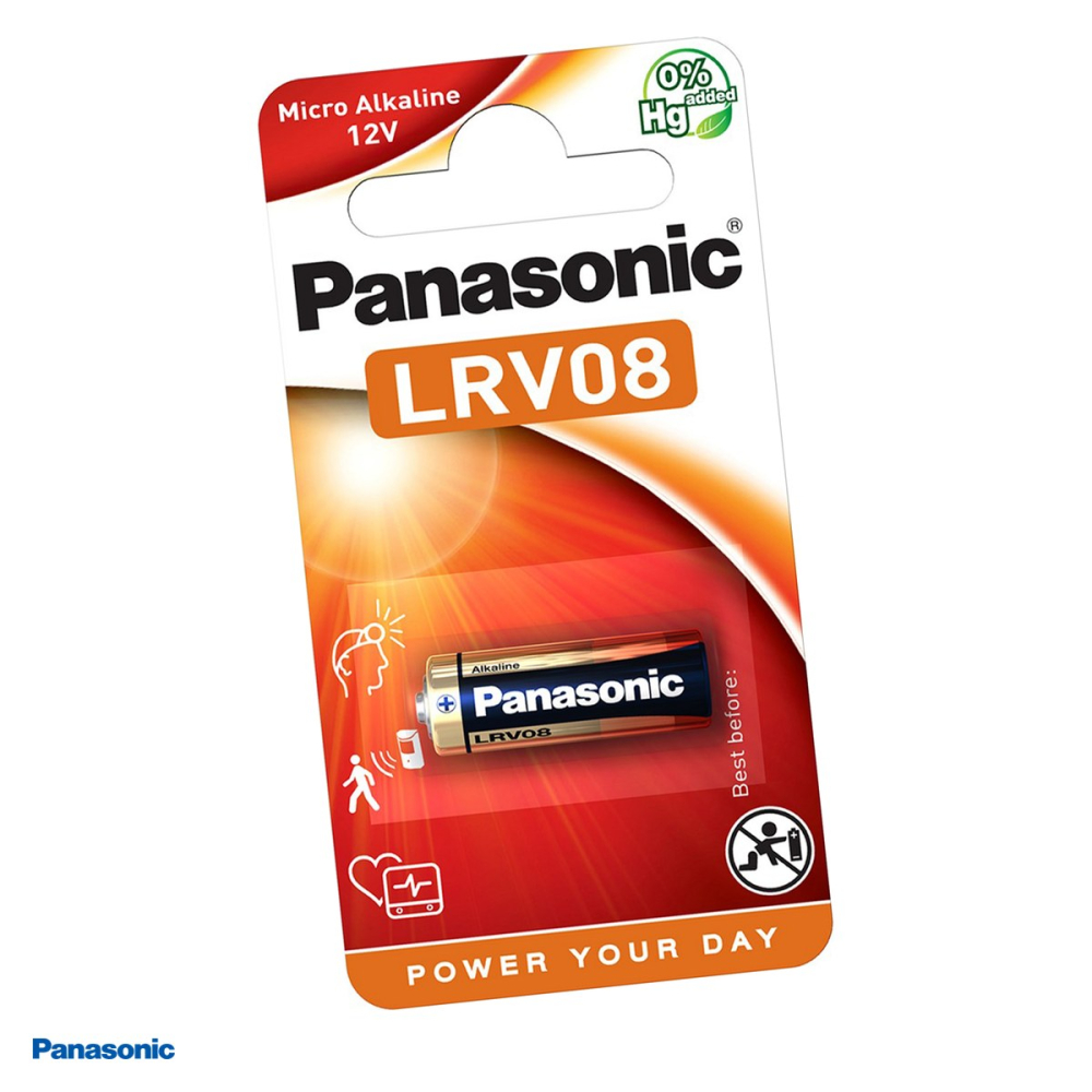 Baterie alcalina Panasonic A23 23A 8LR932, 12 V, 10.3 x 28.5 mm, in blister [1]
