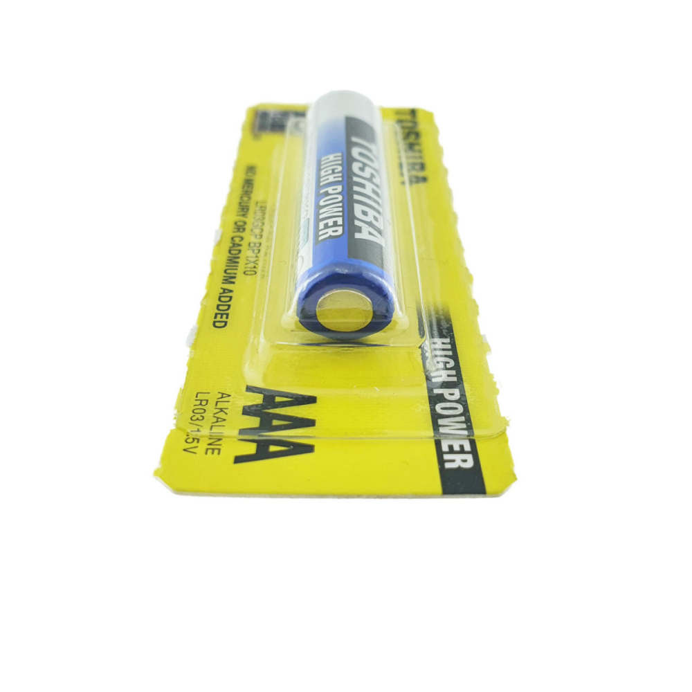 Baterie Alcalina Toshiba High Power AAA LR03, 1.5V, Performanta Ridicata si Fiabilitate, pentru Dispozitive Compacte, Rezistenta la Scurgeri [5]