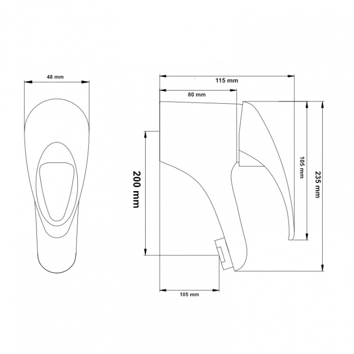 Baterie baie pentru lavoar, BBF-55008, montaj stativ, monocomanda, cartus ceramic, cu racorduri, finisaj cromat [3]