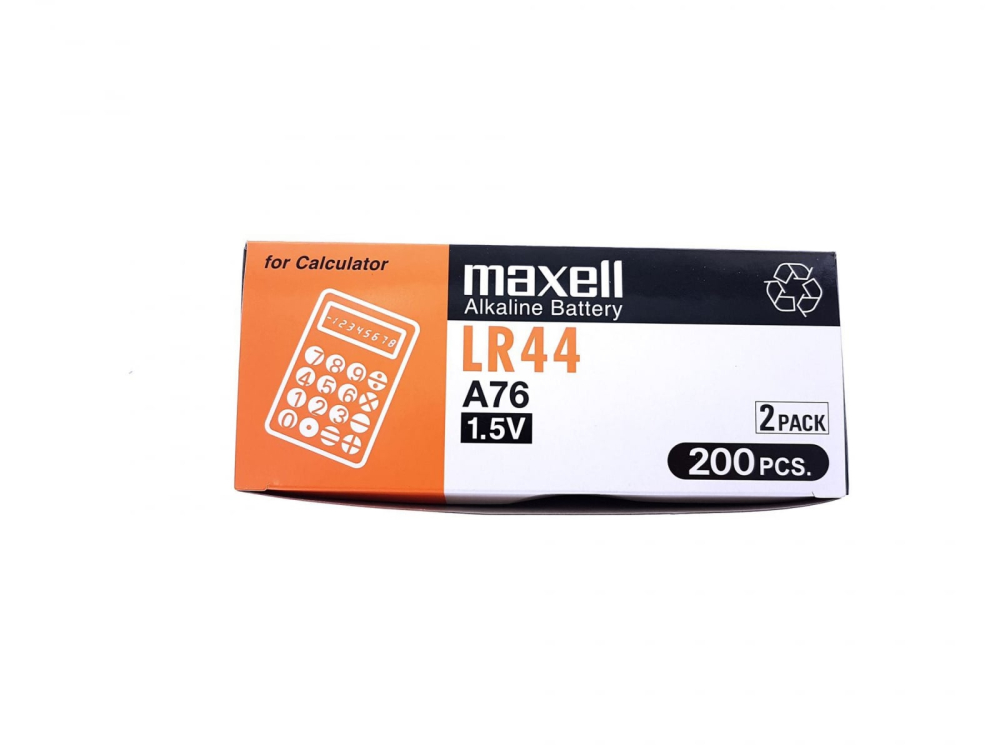 Baterie buton, MAXELL, LR44, 10 bucati [5]