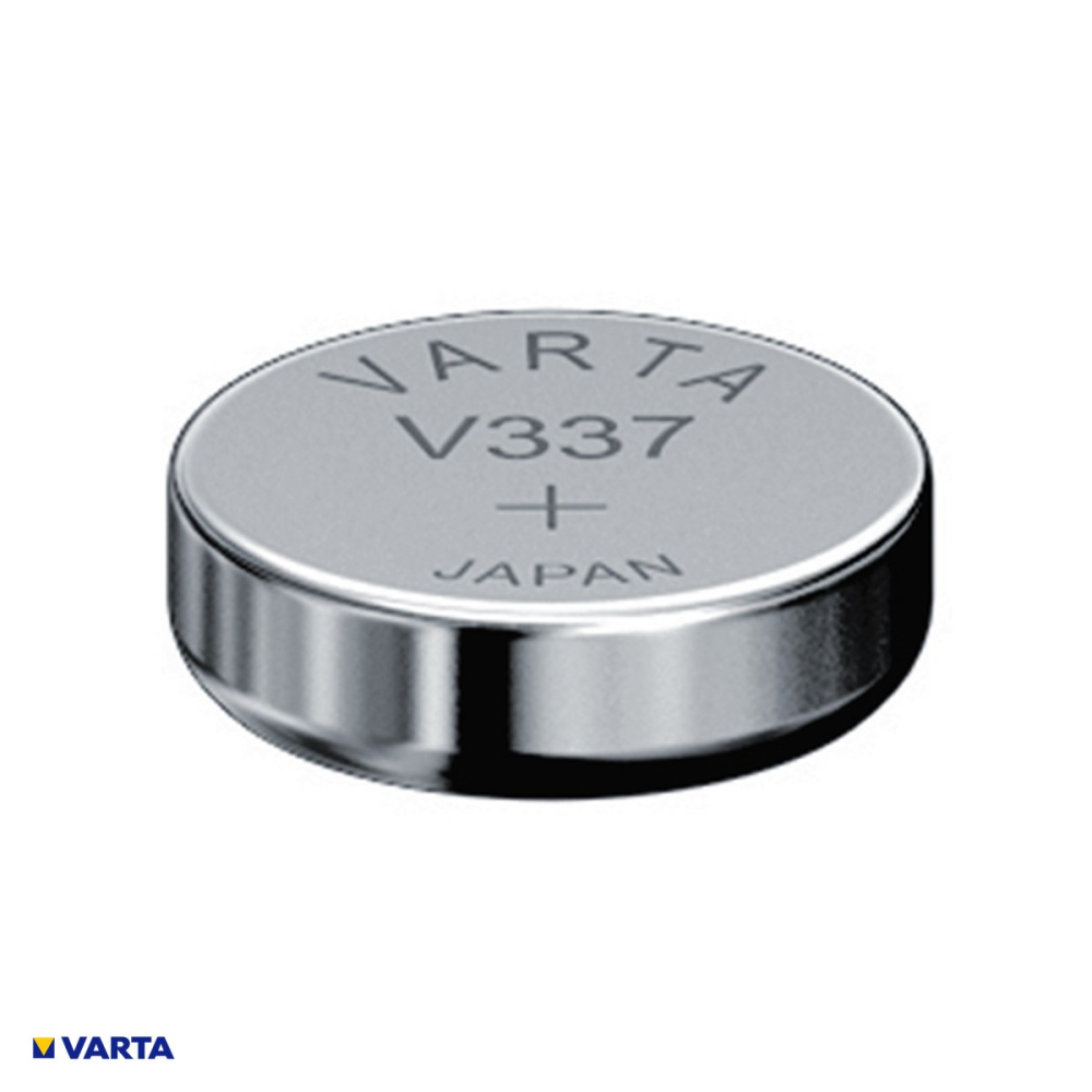 Baterie ceas VARTA V337 SR416SW, oxid de argint, 1.55 V, 9 mAh, 4.8 x 1.65 mm, in blister [4]