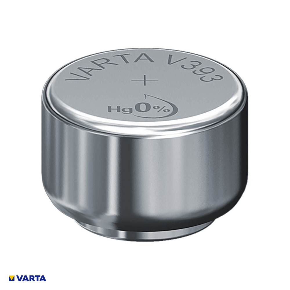 Baterie ceas VARTA V393 SR754W SR48 AG5, oxid de argint, 1.55 V, 77 mAh, 7.9 x 5.4 mm, in blister [4]
