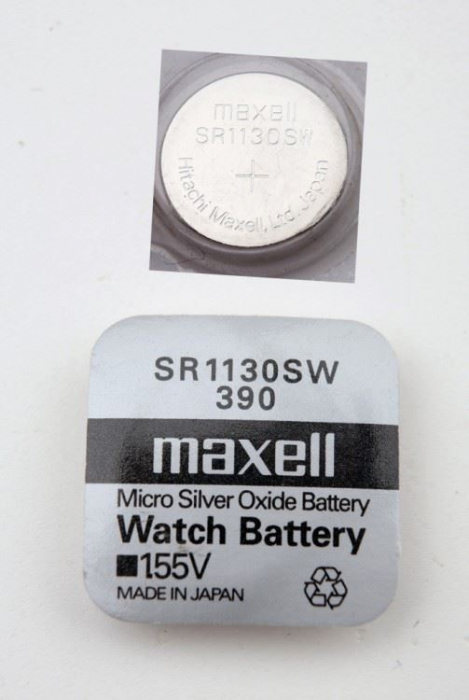 Baterie buton Silver MAXELL SR1130 SW /AG10/ 389/390 / 1.55V [2]
