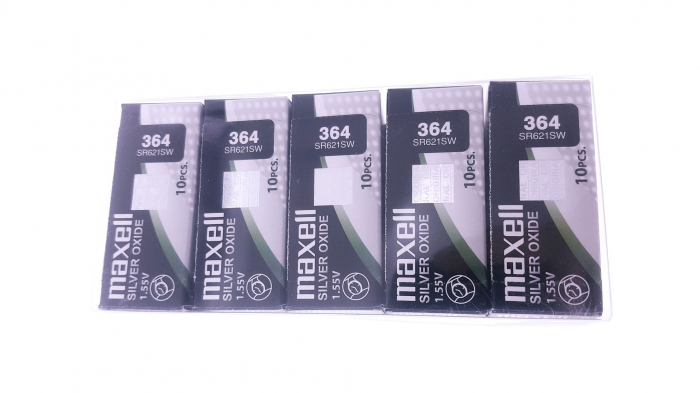 Baterie buton Silver MAXELL SR621SW / 364 / AG1 / [4]