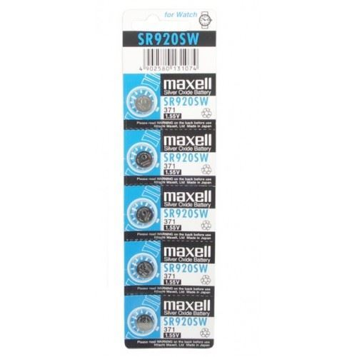 Baterie buton Silver MAXELL SR-920 SW /370/371/AG6 1.55V [2]