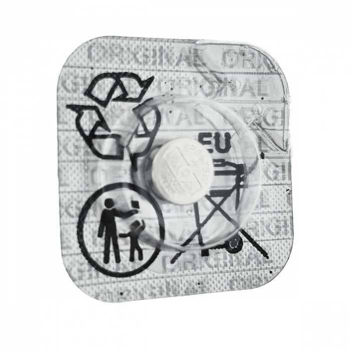 Baterie de ceas tip buton, Maxell SR527SW 319, 1.55V, 5.8mm diametru x 2.7mm inaltime, capacitate 17 mAh, oxid de argint, in blister o bucata [2]