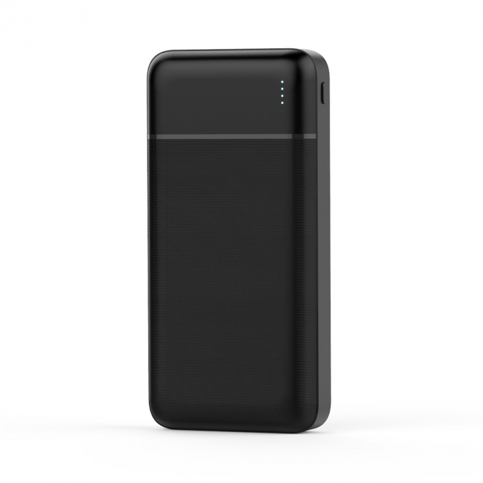 Baterie externa, powerbank Platinet 45722, 20000 mAH li-polimer, 2 x USB, 1 x Type C, 1 x microUSB, LED, negru [2]
