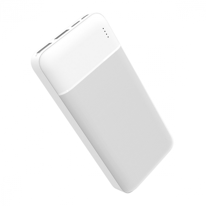 Baterie externa, powerbank Platinet 45723, 20000 mAH li-polimer, 2 x USB, 1 x Type C, 1 x microUSB, LED, alb [4]