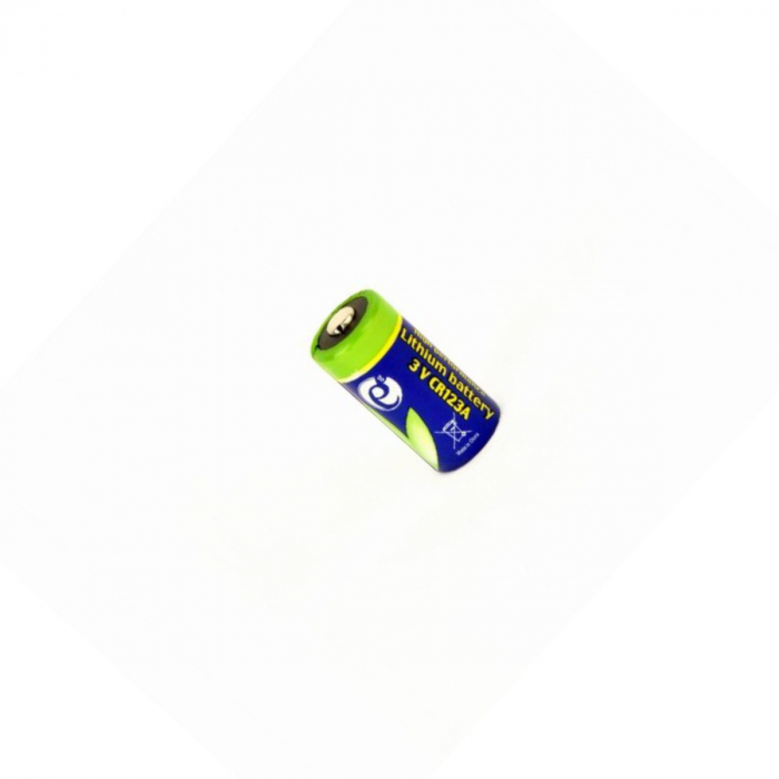 Baterie Litiu 3V CR123A, cilindrica, Energenie EG-BA-CR123-01, in blister, albastru cu verde [2]