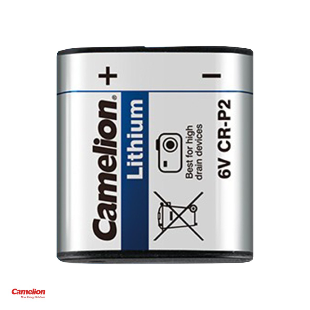 Baterie litiu Camelion CR-P2, 6 V, 1400 mAh, Li-MnO2, echivalent CRP2, DL223, 223, 35 x 19.5 x 36 mm, baterie foto, in blister [4]