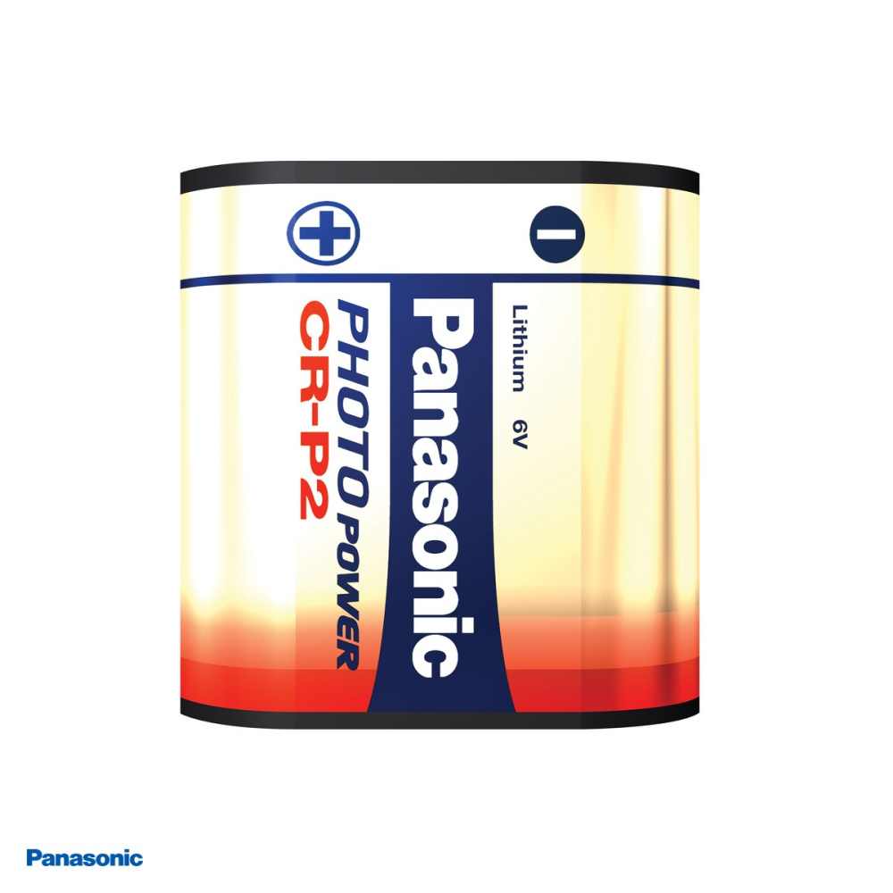 Baterie litiu Panasonic CR-P2, 6 V, 1400 mAh, Li-MnO2, echivalent CRP2, DL223, 223, 35 x 19.5 x 36 mm, baterie foto, in blister [4]