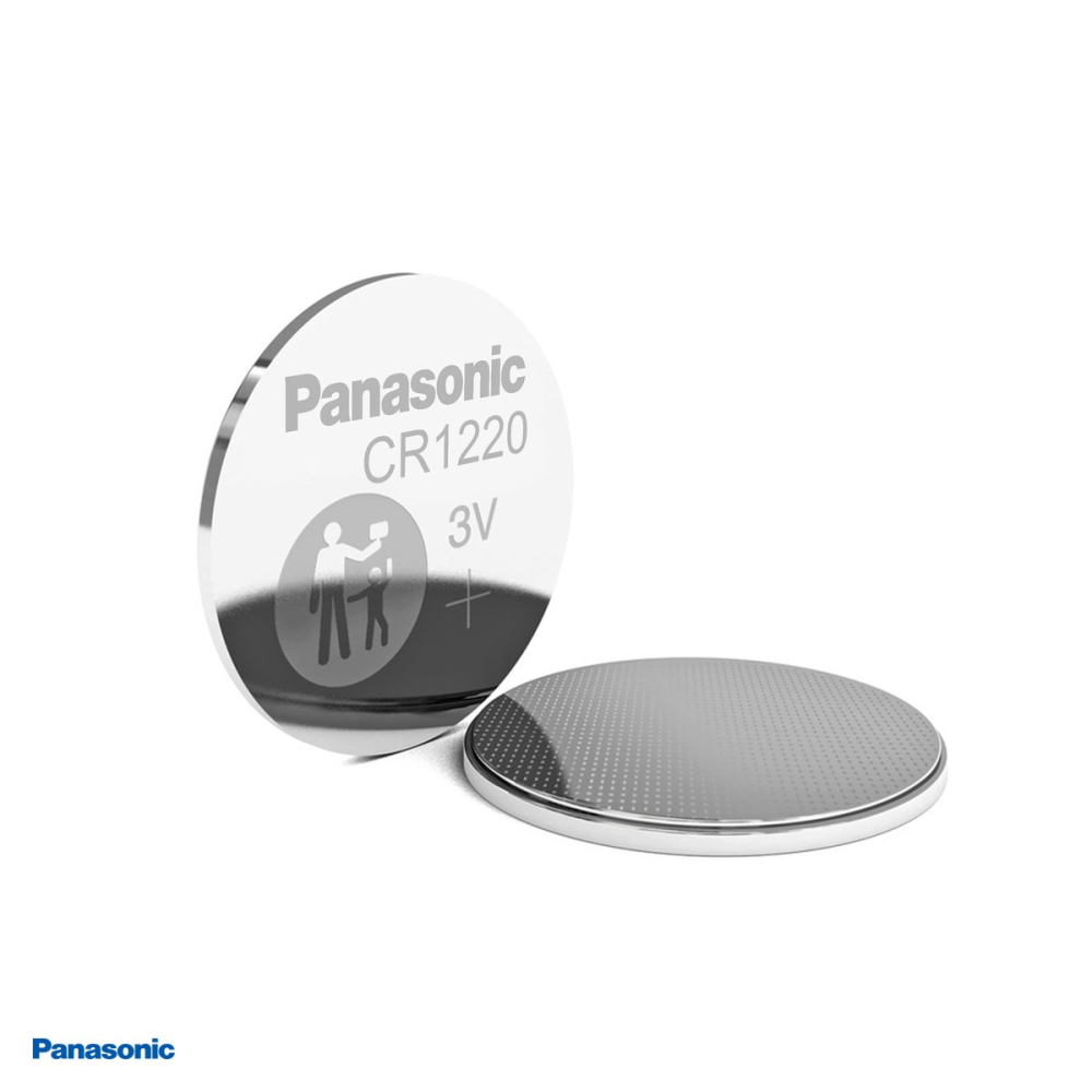 Baterie litiu Panasonic CR1220, litiu - dioxid de mangan, 3 V, 35 mAh, 12.5 x 2.0 mm, in blister [4]
