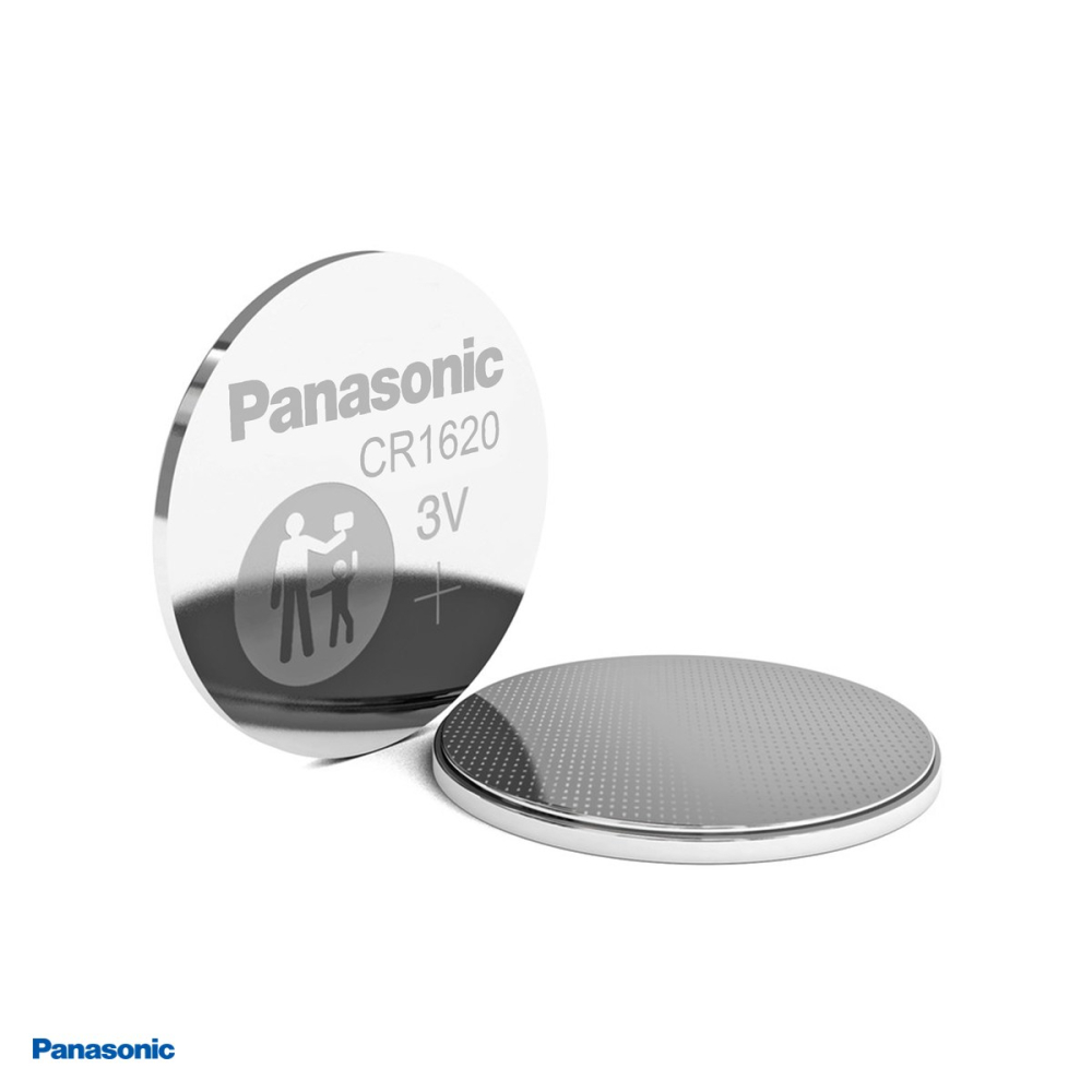 Baterie litiu Panasonic CR1620, litiu - dioxid de mangan, 3 V, 75 mAh, 16 x 2.0 mm, in blister [4]