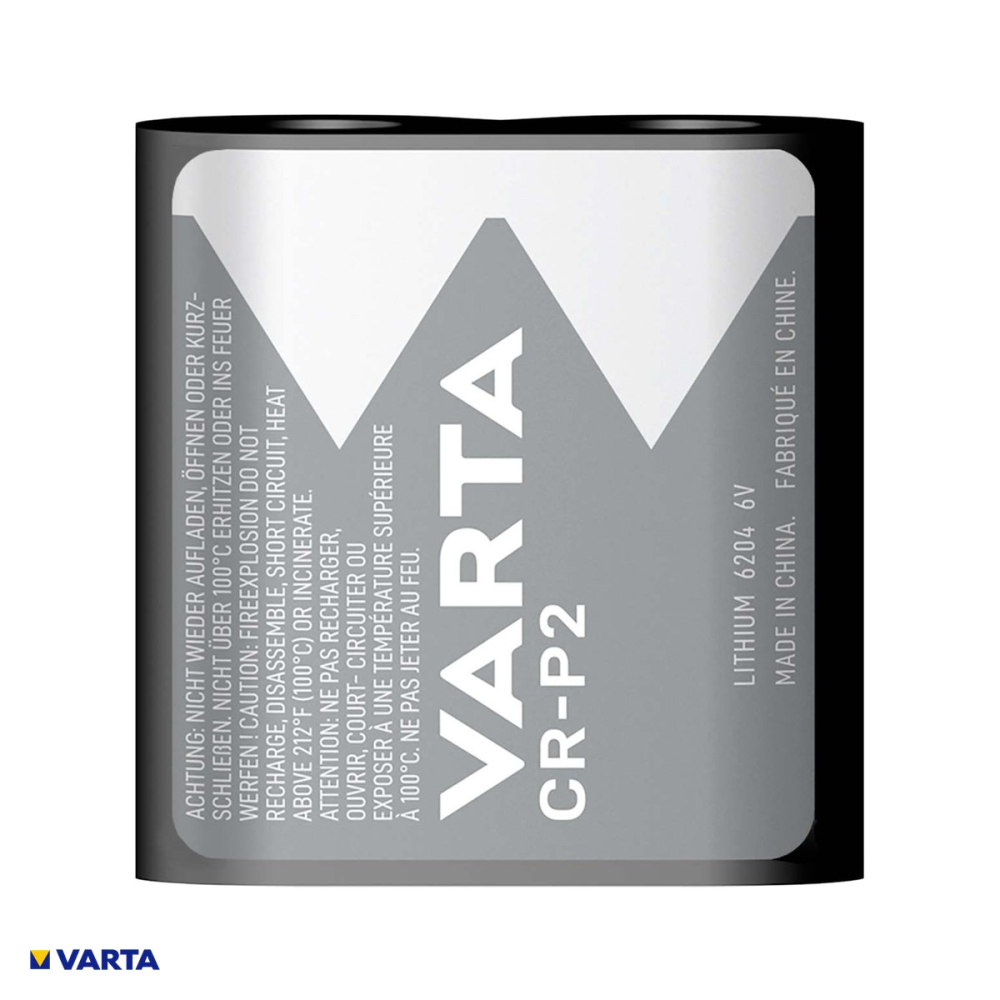 Baterie litiu VARTA CR-P2, 6 V, 1450 mAh, Li-MnO2, echivalent CRP2, DL223, 223, 35 x 19.5 x 36 mm, baterie foto, in blister [4]