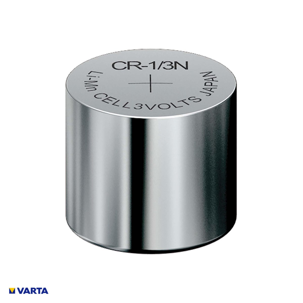 Baterie litiu VARTA CR1/3N, 3 V, 170 mAh, Li-MnO2, echivalent 2L76, DL1/3N, CR11108, 11.6 x 10.8 mm, baterie foto, in blister [4]
