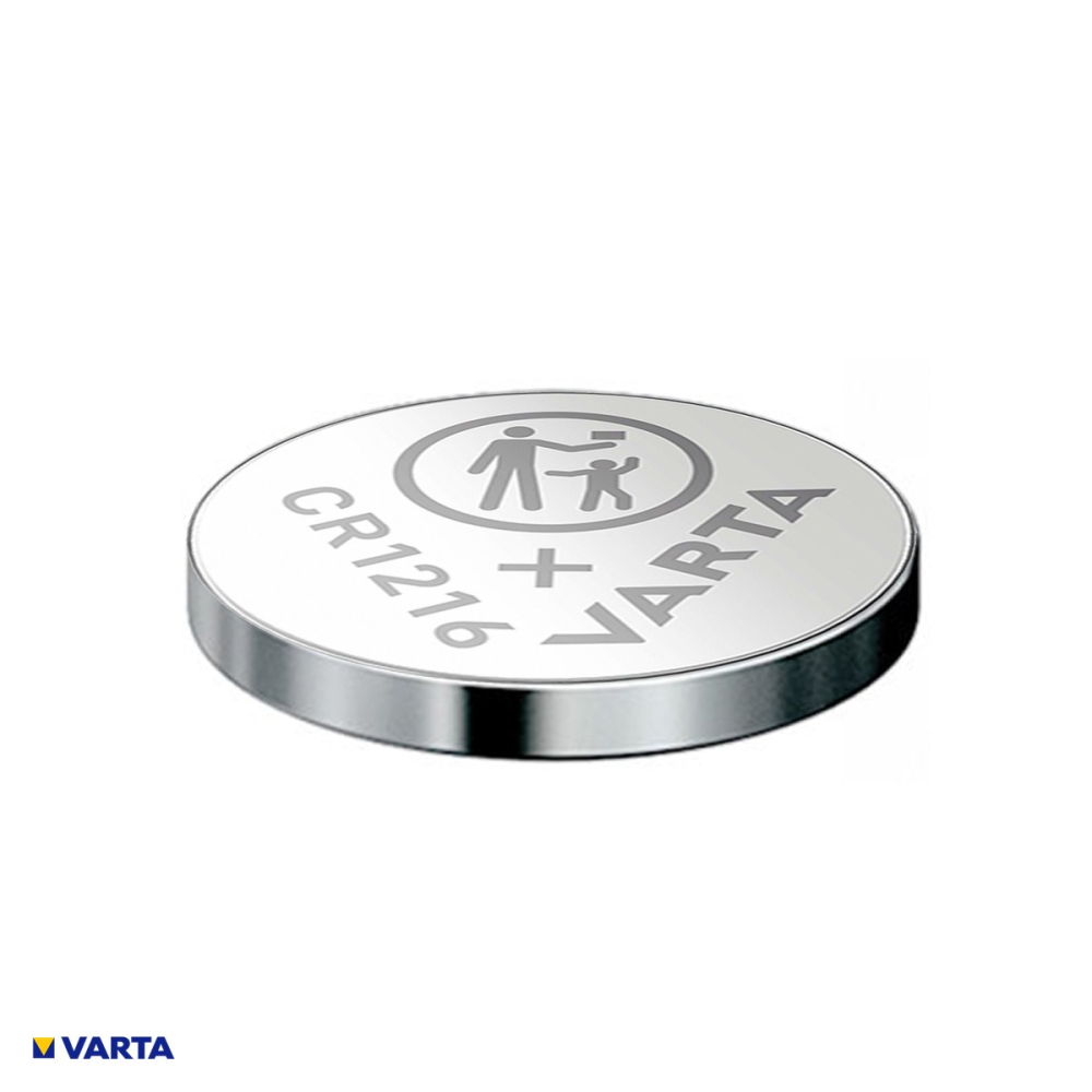 Baterie litiu VARTA CR1216, litiu - dioxid de mangan, 3 V, 27 mAh, 12.5 x 1.6 mm, in blister [4]