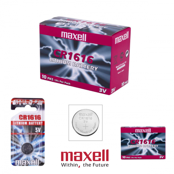 Baterie buton, Maxwell, CR1616 [5]