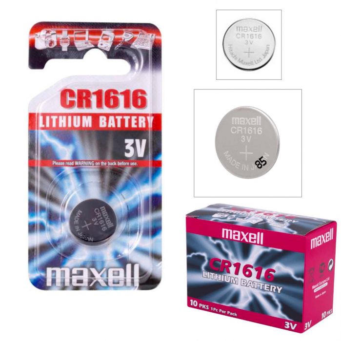 Baterie buton, Maxwell, CR1616 [3]