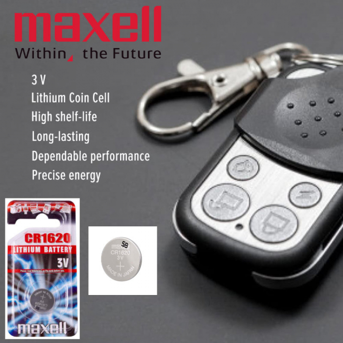Baterie Maxell CR1620, 3V Litiu, in blister [7]