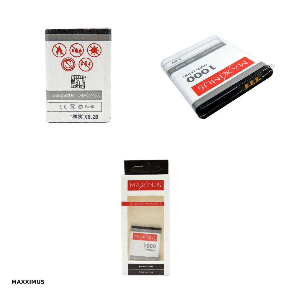 Baterie Maxximus pentru Samsung E250, 1000 mAh, Li-Ion [4]