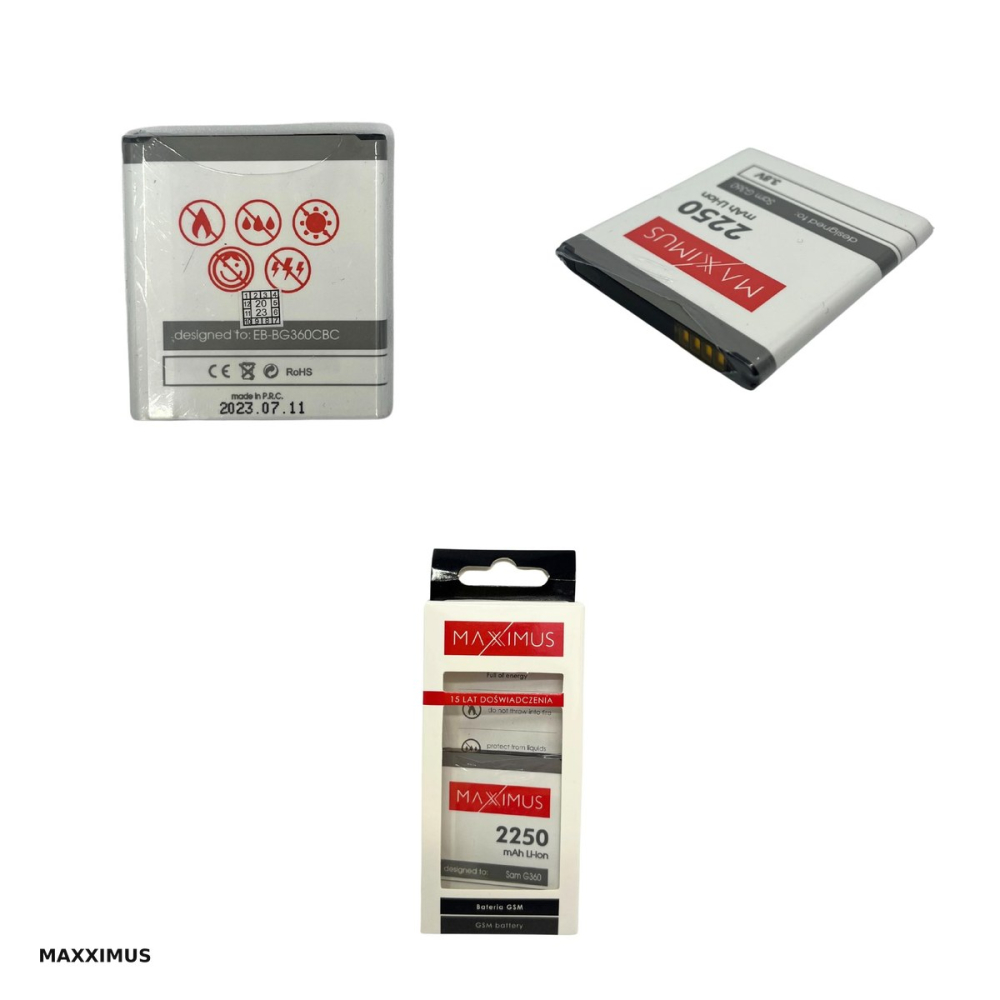 Baterie Maxximus pentru Samsung G360 Core Prime, 2250 mAh, EB-BG360BBC [4]