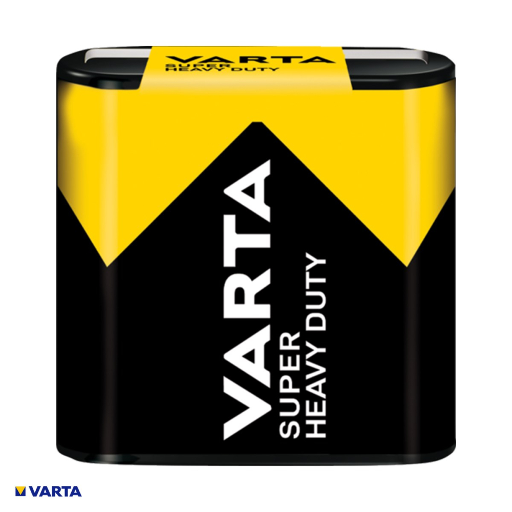 Baterie zinc carbon VARTA Superlife 3R12, 4.5 V, baterie plata cu lamele, 62 x 22 x 67 mm, cod 2012, in blister [4]