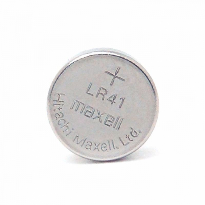 Baterii alcaline Maxell, tip buton, LR41, AG3, 392A,10 bucati/blister [3]