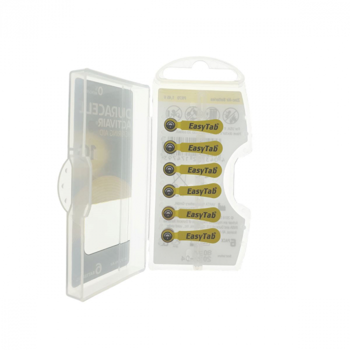 Duracell ActivAir 10MF Hg 0% 1.45V 100mAh Baterii pentru aparate auditive Set 1x Blister [2]