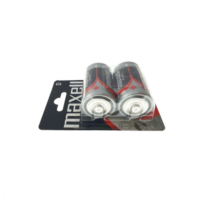 Baterii R20, D, Maxell, Zinc Carbon, blister 2 baterii [2]