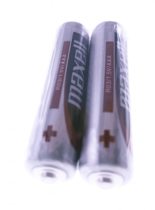 Baterii zinc carbon AAA R03 1.5V Maxell, 2 bucati/folie (pret/set) [2]