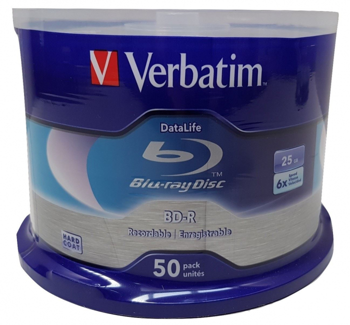 BD-R Single Layer Verbatim Datalife 25GB 6X spindle 50 buc. [3]