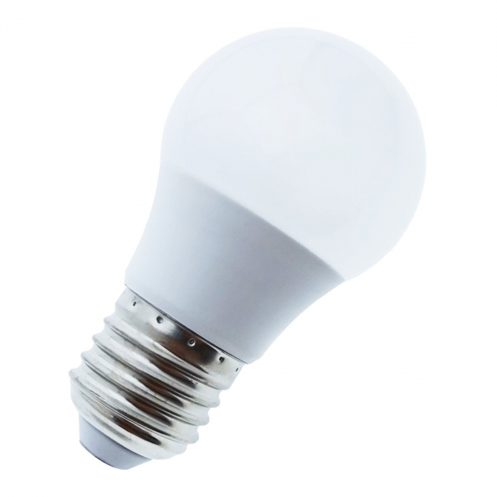 Bec LED clasic E27, 5W, 6500K, 400 lm, lumina rece [4]