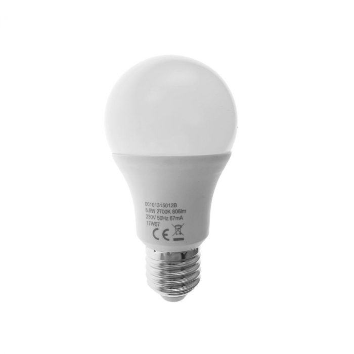 Bec LED Toshiba A60, E27, 8.5W, 806 lm, A+, lumina calda [2]