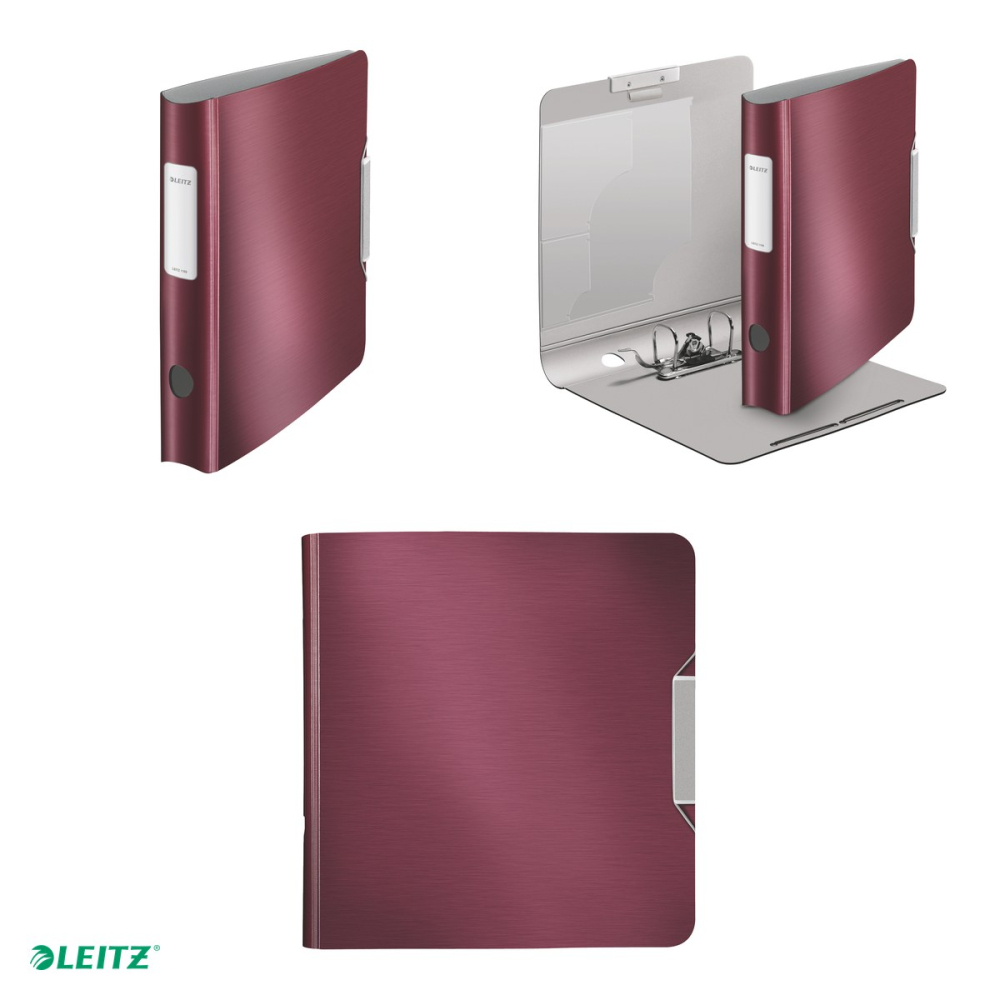 Biblioraft Leitz 180° Active Style, polyfoam, A4, 65 mm, pentru arhivare, grena [4]