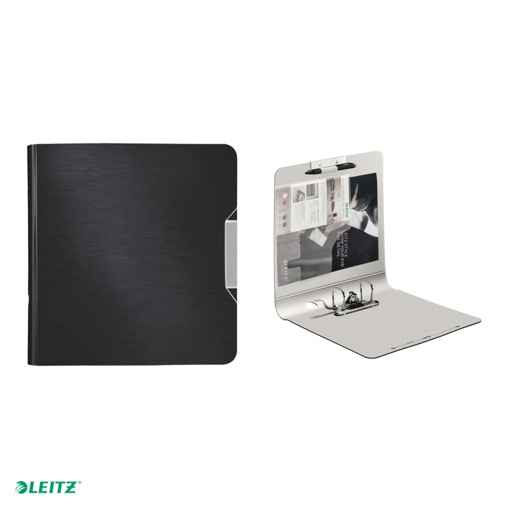 Biblioraft Leitz 180° Active Style, polyfoam, A4, 65 mm, pentru arhivare, negru Satin [5]