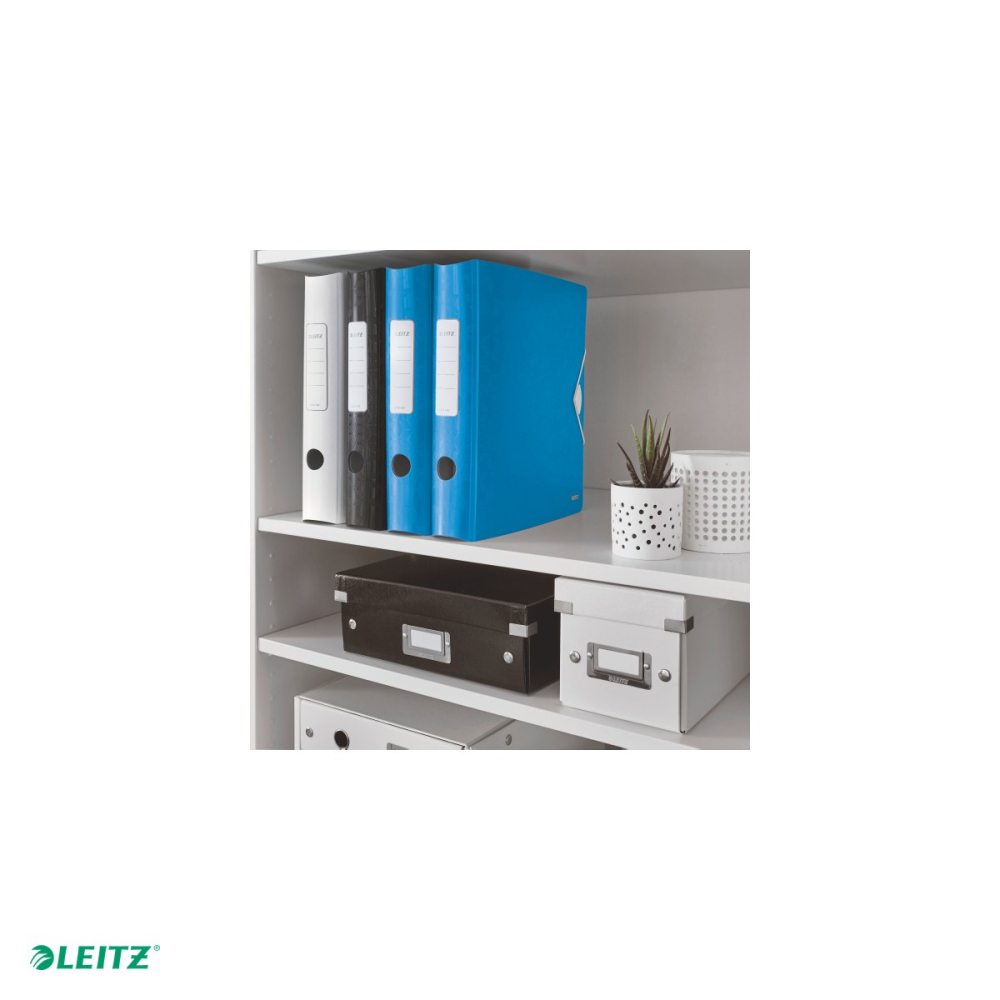 Biblioraft Leitz 180° Active WOW, polyfoam, A4, 65 mm, capacitate 350 coli (80 g/mp), pentru arhivare, albastru [5]