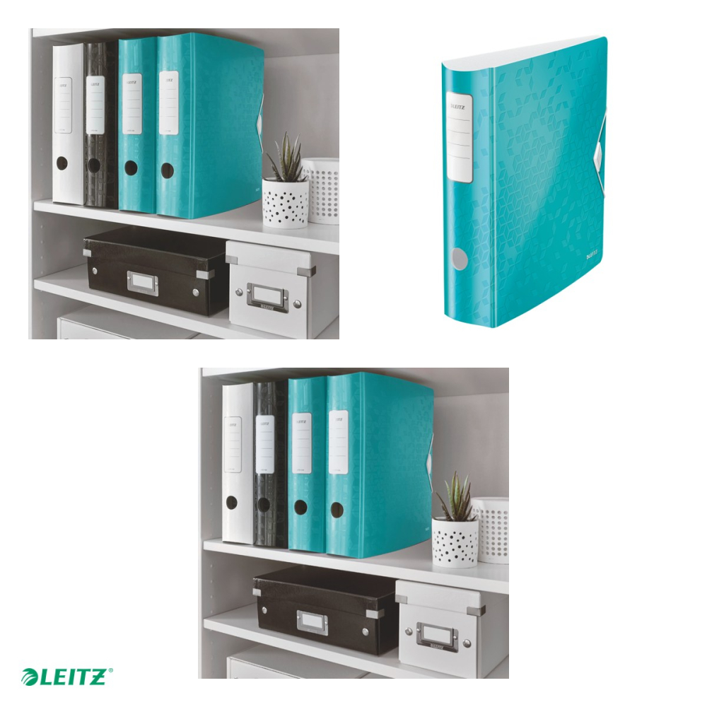 Biblioraft Leitz 180° Active WOW, polyfoam, A4, 82 mm, pentru arhivare, turcoaz [4]
