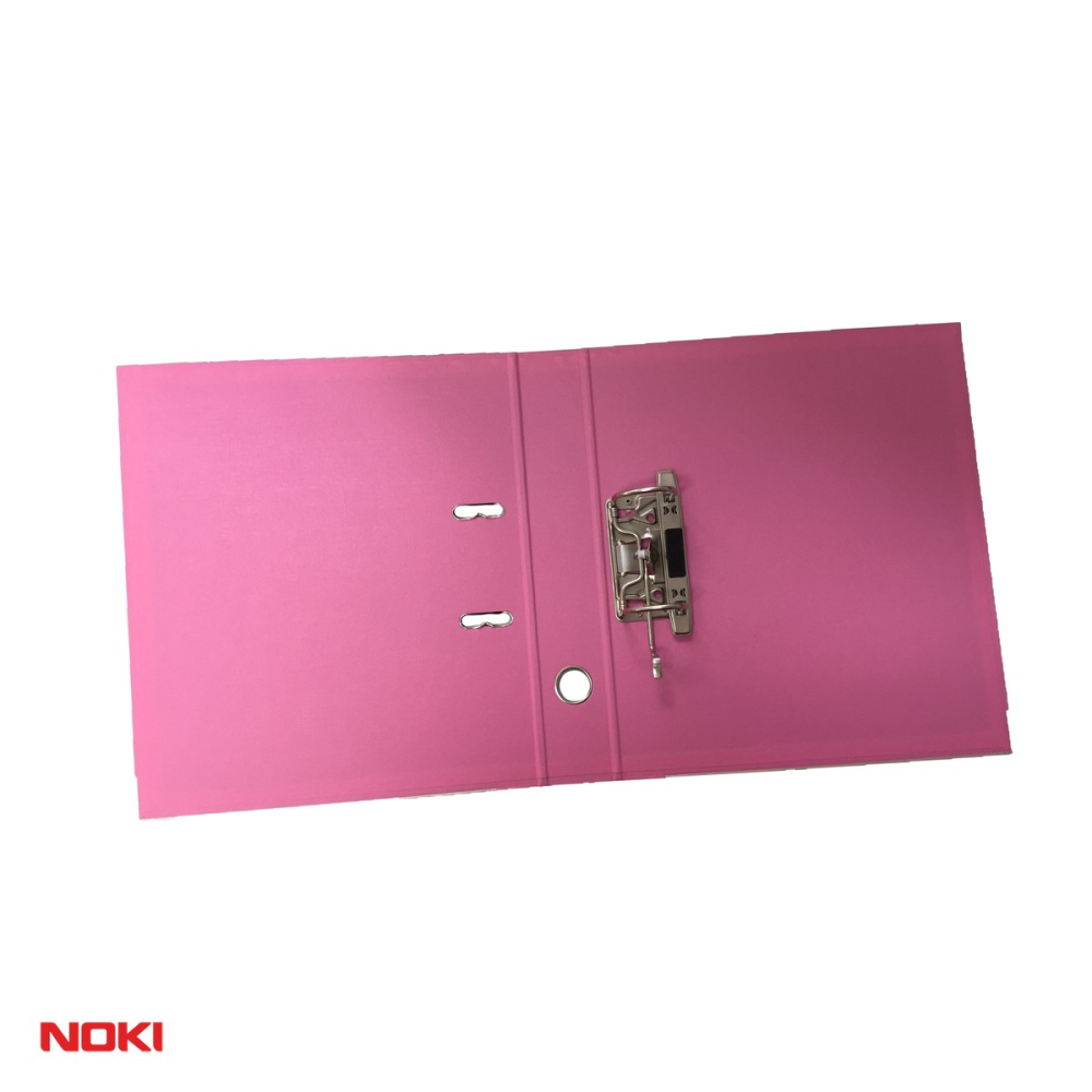 Biblioraft NOKI A4, plastifiat interior si exterior, cotor 5 cm, roz [4]