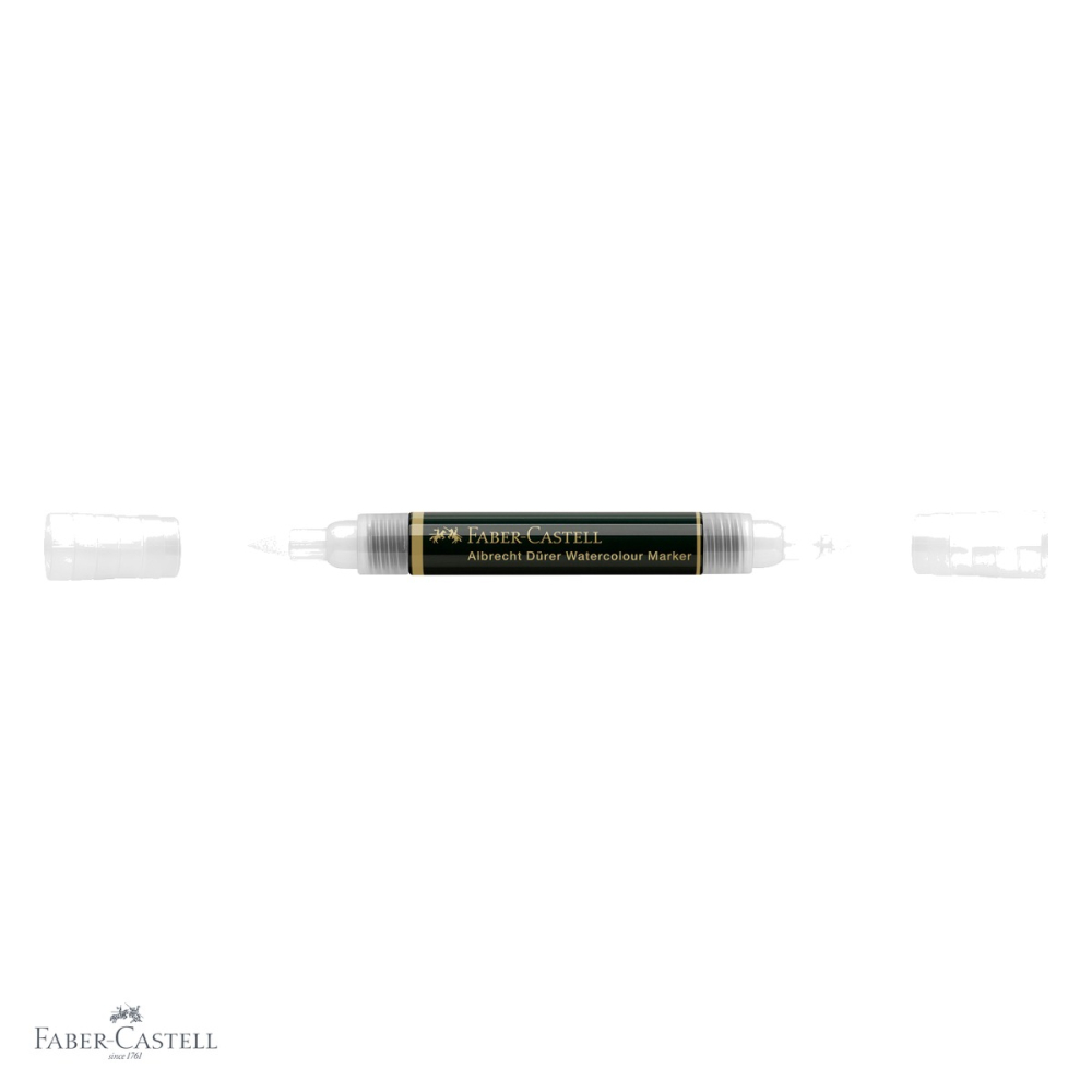 Blender marker solubil Faber-Castell Albrecht Durer, varf pensula si fineliner, pentru estompare culori [4]