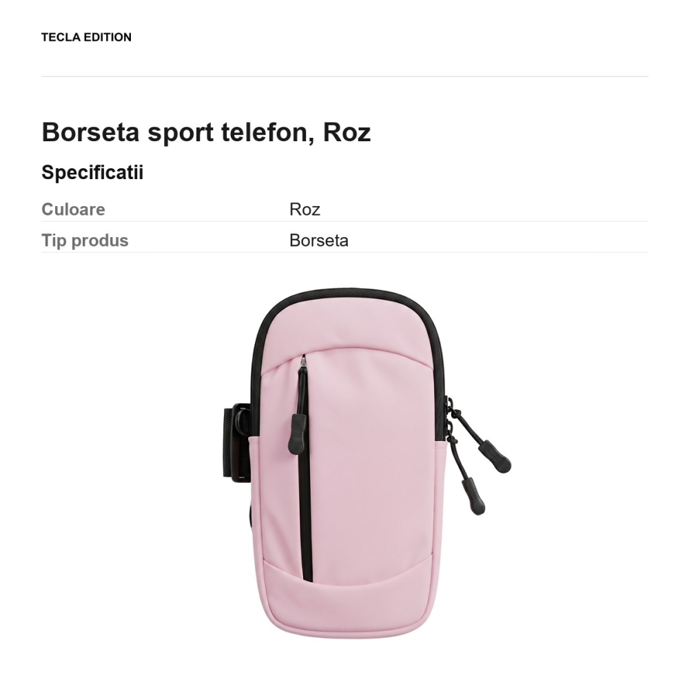 Borseta sport telefon, Roz [3]
