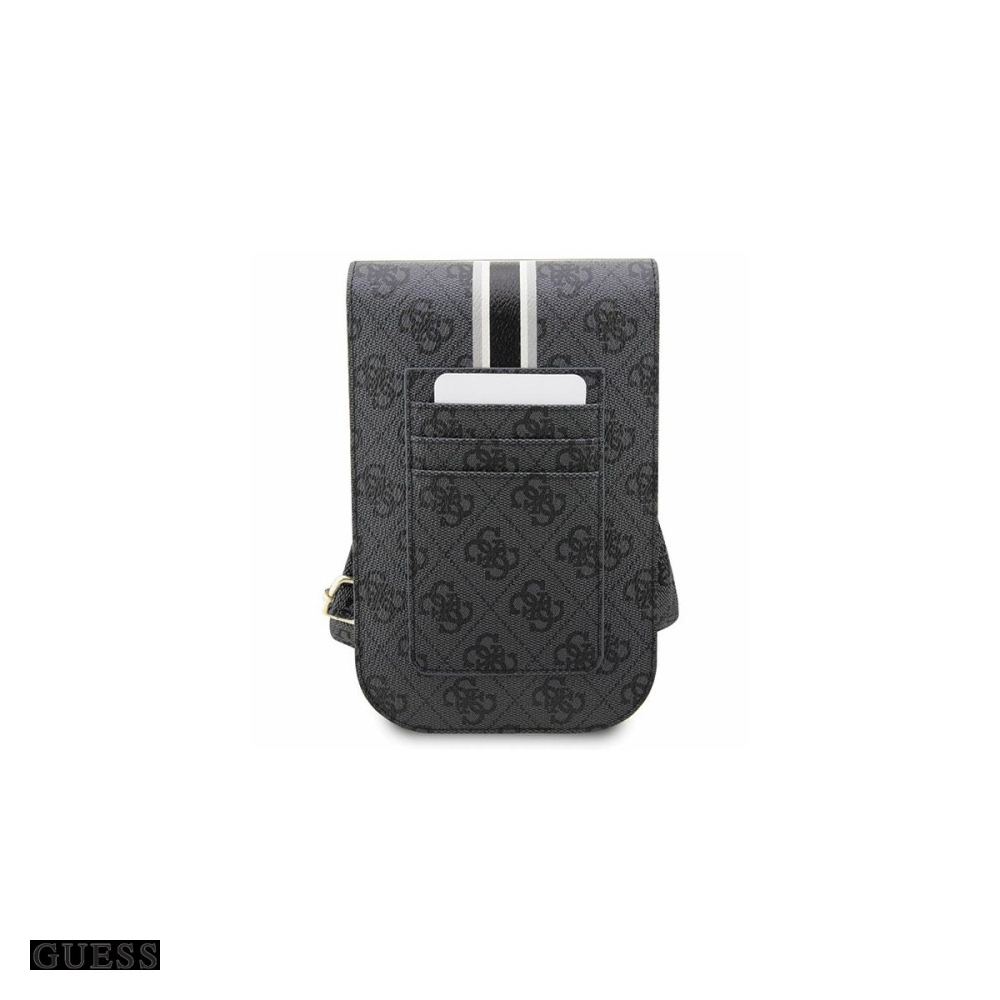 Borseta telefon cu portofel Guess 4G 19 x 12,5 x 2 cm, Negru [5]