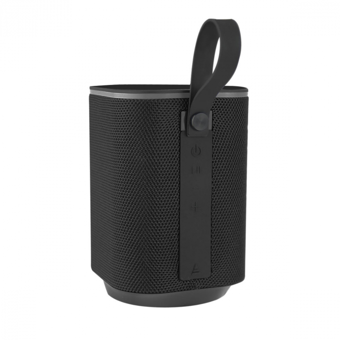 Boxa portabila Esperanza Sakara, 10W, radio FM, bluetooth v.5.0, acumulator 1200 mAh, USB, slot microSD, AUX in jack 3.5mm, iluminare LED RGB, dimensiuni 156 x 105 mm, neagra [3]