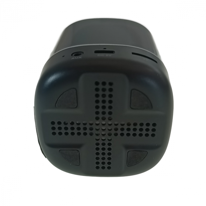 Boxa portabila Esperanza Viola, 3W, iluminare RGB, radio FM, bluetooth v.5.0, slot card microSD, AUX in jack 3.5mm, dimensiuni 85 x 68 mm, neagra [4]