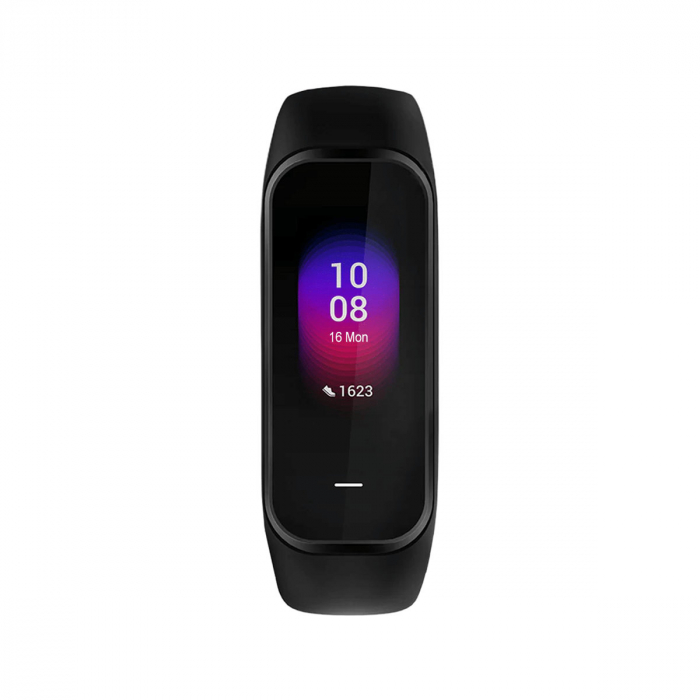 Bratara smart fitness Hey+ Band 1S, model B180S, reglabila intre 145 si 225 mm, bluetooth v.4.2, neagra [2]