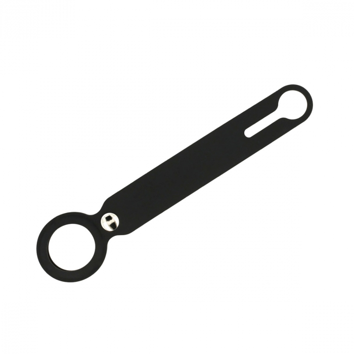 Breloc pentru Apple AirTag 87758, din silicon, negru [4]